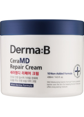 Відновлювальний крем для тіла CeraMD Repair Cream 430ml (1162915-31160878) Derma-B (369123047)