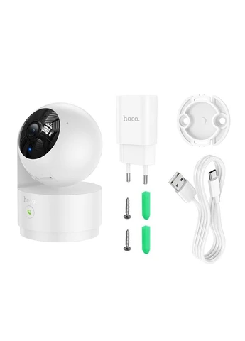 IP-камера видеонаблюдения D8 PTZ HD белый Hoco (390918841)