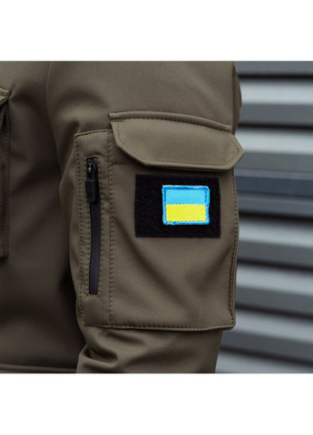 Оливкова (хакі) демісезонна куртка ukraine хакі Pobedov