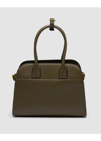 Женская сумка Medium Olive Leather Tote Bag No Brand (355343398)