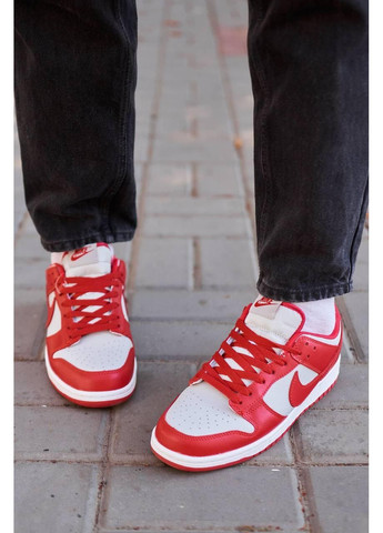 КРОСІВКИ ЖІНОЧІ NIKE SB DUNK LOW RETRO MEDIUM GREY RED НАЙК СБ ДАНК No Brand сірі демісезони (367175446)