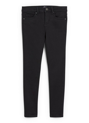 Черные зимние джинсы C&A
