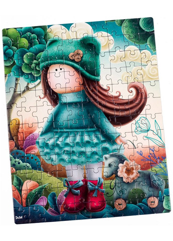 Пазли Лялька з конем, 120 елементів () De.tail DT100-03 (328395284)