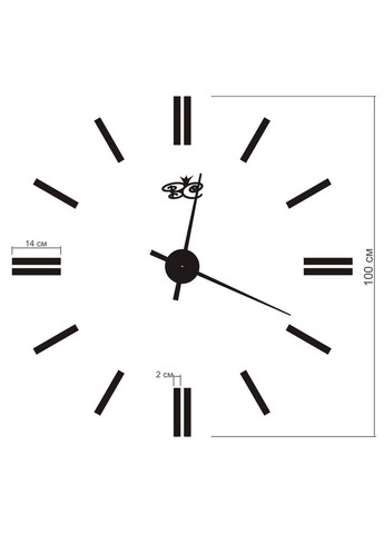 Настенные бескаркасные 3D наклейка акриловые зеркальные 100 см Эра Ваша Світлість (366334575)