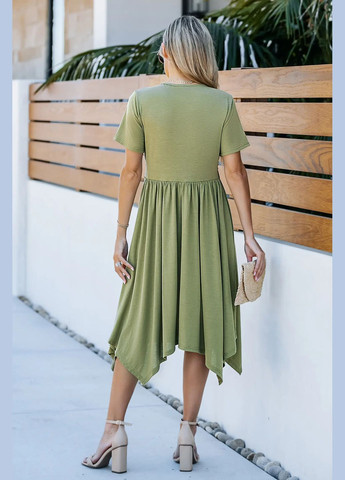 Оливковое (хаки) повседневный платье CUPSHE однотонное