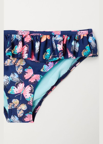 Плавки з рюшами для дівчинки 0519524002 синій H&M (342745513)