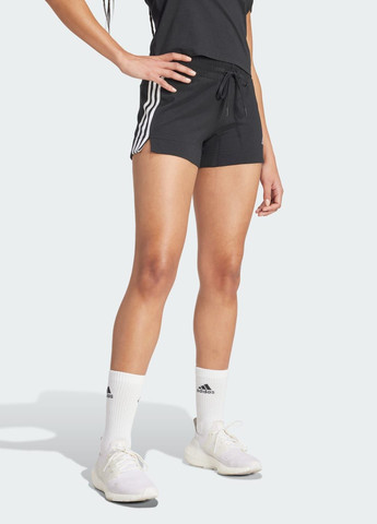 Облегающие шорты Essentials 3-Stripes adidas (292555787)