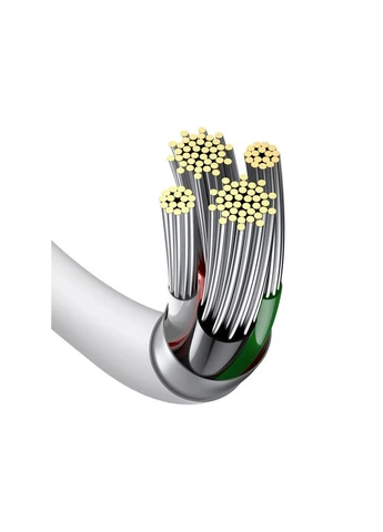 Дата кабель USB 2.0 AM to Lightning 1.0m 2.4A white (CALYS-A02) Baseus (382081410)