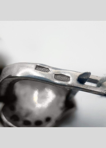 Гарнітур срібло 925° розмір сережки кулон чорно-білий (ТАНДЕМ) No Brand (322147922)