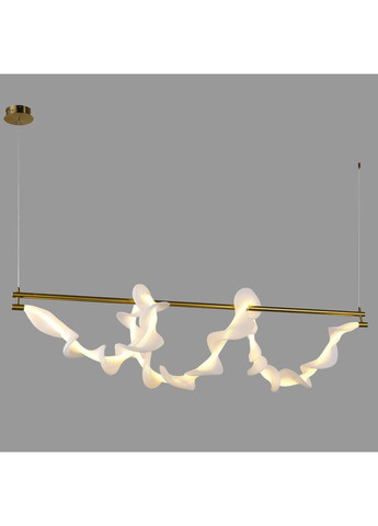 Люстра підвісна бронзова довга з гнучкого каната в стилі арт деко (81-3168 (1500) AB) No Brand (370072524)