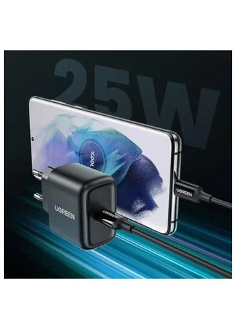 Зарядное устройство для USB-C PD25W + cable USB-C to USB-C 2.0m CD250 black (50581) Ugreen USB-C PD25W + cable USB-C to USB-C 2.0m CD250 blac (370892285)