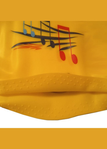 Шапочка для плавання для довгого волосся, yellow music KW-1Ж () SNS (316322721)