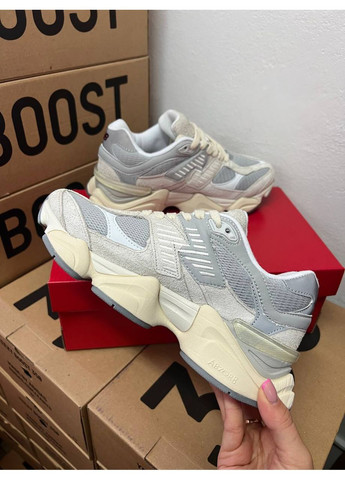 КРОСІВКИ ЖІНОЧІ NEW BALANCE 9060 LIGHT GREY НЬЮ БЕЛАНС 9060 No Brand сірі демісезони (367170092)