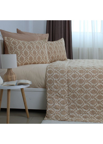 Покривало з 1 наволочкою євро Elegante Cotton Beige Fantasy 4-04578_32780 220х240 см ТЕП (365964546)