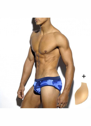 Мужские синие пляжные, спортивные, повседневные, кэжуал мужские плавки брифы серый 4782 брифы Sport Line