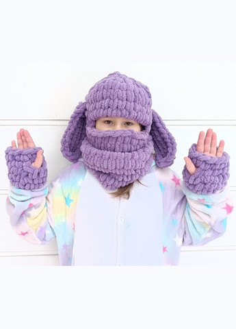 Детская шапка-балаклава с ушами и митенками 2 Льва (354331479)