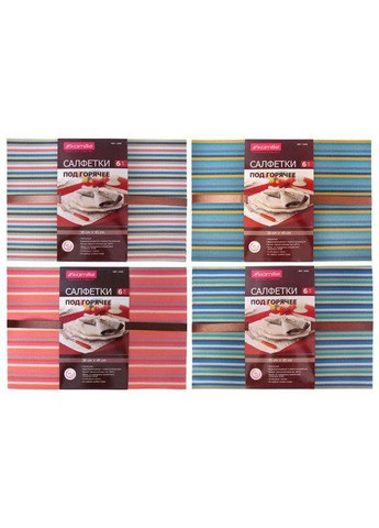 Набір 6 сервірувальних килимків Pierrel-49 45х30см Kamille (372173354)