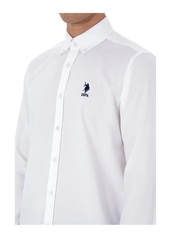 Белая рубашка U.S. Polo Assn.