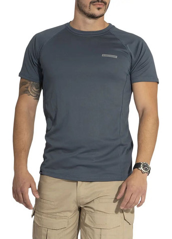 Комбінована футболка bodyshock k2 quick dry t-shirt charcoal blue Pentagon