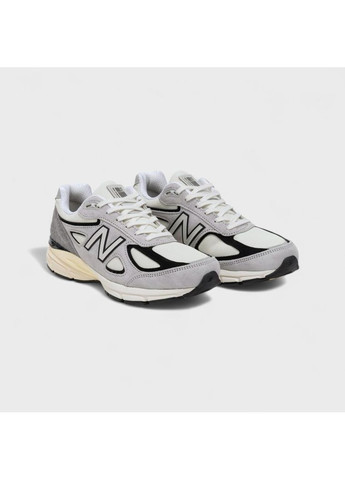 Сірі Осінні кросівки чоловічі new balance 990v4 grey white нью беланс 990v No Brand