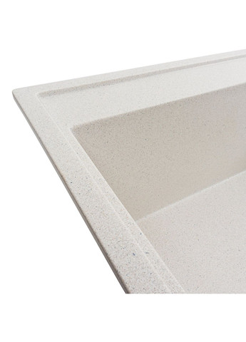 Гранитная мойка для кухни AZURIT 7950 матовая Белая в точку Valeso (358059804)