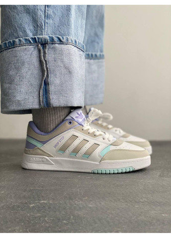 КРОСІВКИ ЖІНОЧІ ADIDAS DROP STEP LIGHT BLUE АДІДАС ДРОП СТЕП No Brand білі демісезони (368859835)