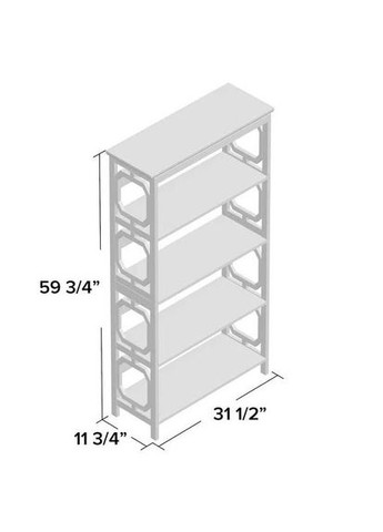 Стелаж кухонний з дерева Ханлон 5 зефір (СТА-524820) No Brand (327860410)