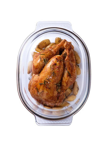 Каструля з кришкою, овальна, 4.4л+1.4л (460A000/7643) (7092313) Pyrex (372458768)