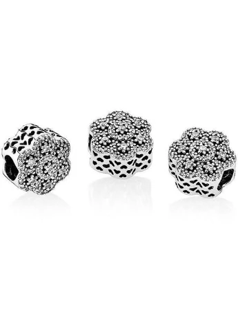 Срібна намистина Пандора "Квітка" 791998CZ Pandora (334886638)