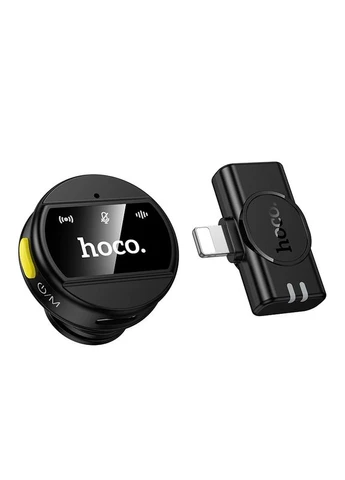 Бездротова мікрофонна система Charm magnetic (Lightning) Black Hoco L21 (388345451)