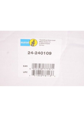 Амортизатор газомасляный B4/MB W211 4WD STANDARD ПЕРЕД ПРАВ 24-240109 Bilstein (366209690)