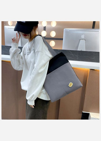 Сумка шопер женская черная (RN-181) No Brand (332807091)