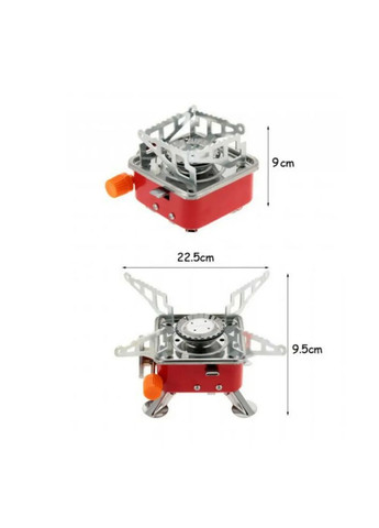 Портативная газовая плита K202 + Баллончик 200мл Туристическая мини плита с 1 баллоном газа (5002251) Clefers (300694728)
