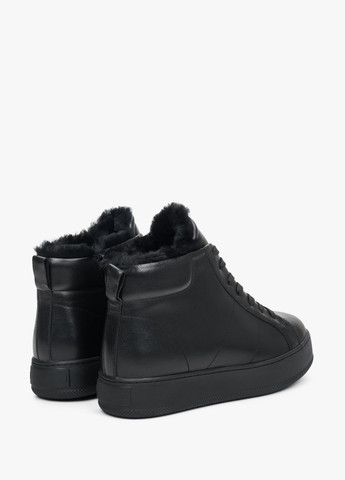 Зимние ботинки-спорт, цвет черный Estro