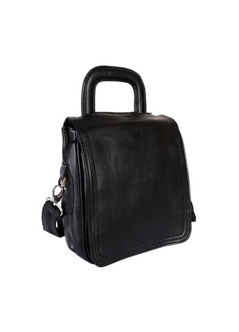 Чоловіча сумка зі штучної шкіри E30913 Чорна No Brand (370848042)