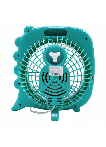 Настольный детский мини вентилятор с работой от сети 2 скорости 25 Вт 28х25.5х15.5 см (480174-Prob) Зеленый дракончик Unbranded (330365290)