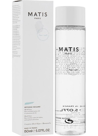 Мицеллярная вода для снятия макияжа с глаз, для чувствительной кожи Reponse Regard Micell-Eyes 150ml (815814-28130358) Matis (368656628)