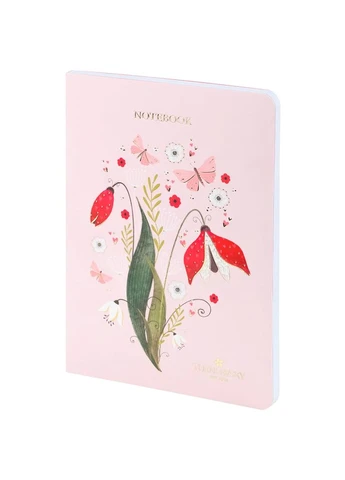 Блокнот A5 80 арк. Turnowsky Secret Garden 1 клітинка Axent (389909078)