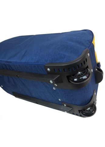 Дорожня сумка на колесах 57L 10428-7 синя з жовтим Wallaby (297643509)