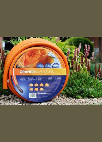 Шланг садовый Orange Professional для полива диаметр 1 дюйм, длина 25 м (OR 1 25) Tecnotubi (280876948)
