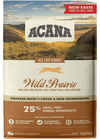 Сухой корм для кошек всех пород Wild Prairie Cat 4.5 кг (a71458) Acana (280951622)