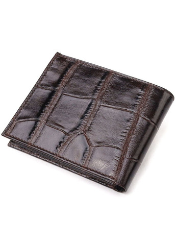 Миниатюрное портмоне для документов мужское кожаное 21521 Коричневое Canpellini (306881469)