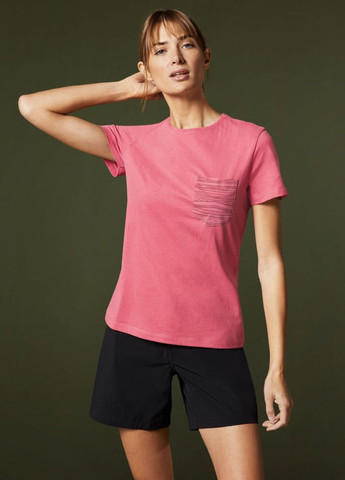 Рожева всесезон футболка функціональна з коротким рукавом ROCKTRAIL