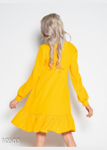 Жовтий повсякденний сукні ISSA PLUS однотонна