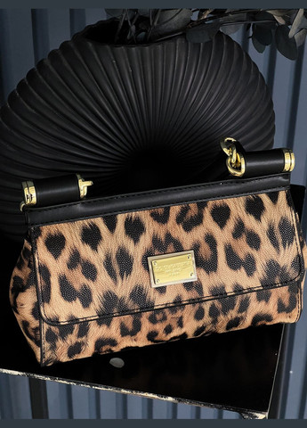 Сумка женская Sicily 19cm принт леопард мини No Brand (322464786)