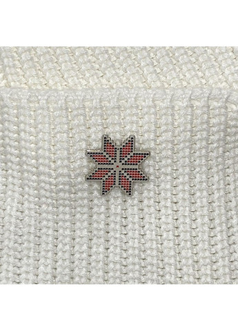 Значок вышиванка-звезда в этно-стиле красная Dobroznak (365246318)