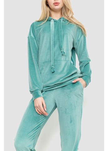 Спорт костюм жіночий велюровий, колір оливковий, 177R022 Ager (313290538)