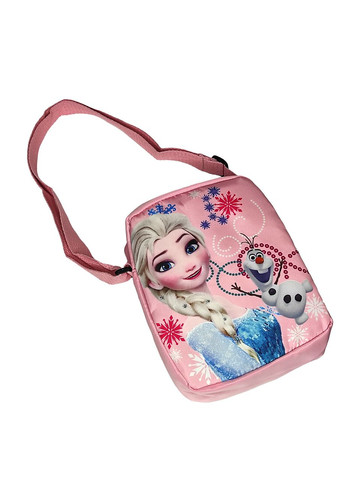 Детская сумка через плечо для девочек Холодное сердце Эльза и Олаф (Frozen Elsa) розовая FFC (329902227)