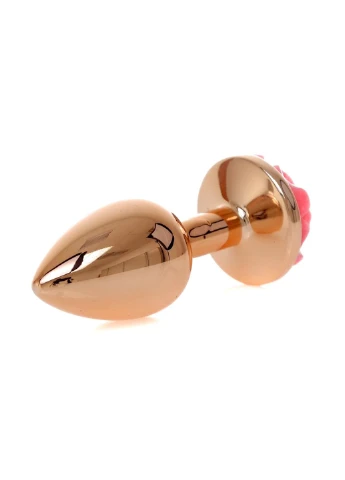 Анальная пробка Jewellery Red Gold PLUG ROSE-PinkBoss Series 18653 Boss Series (391234547)