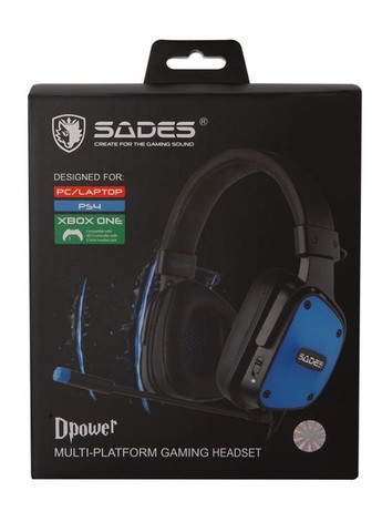 Гарнітура SA-722 Dpower Black/Blue (sa722blj) Sades (364861829)